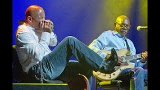 Jock Webb, Sr. &amp; Clarence &quot;Bluesman&quot; Davis at Salt &amp; Pepper Blues Series  Handy Festival Concert