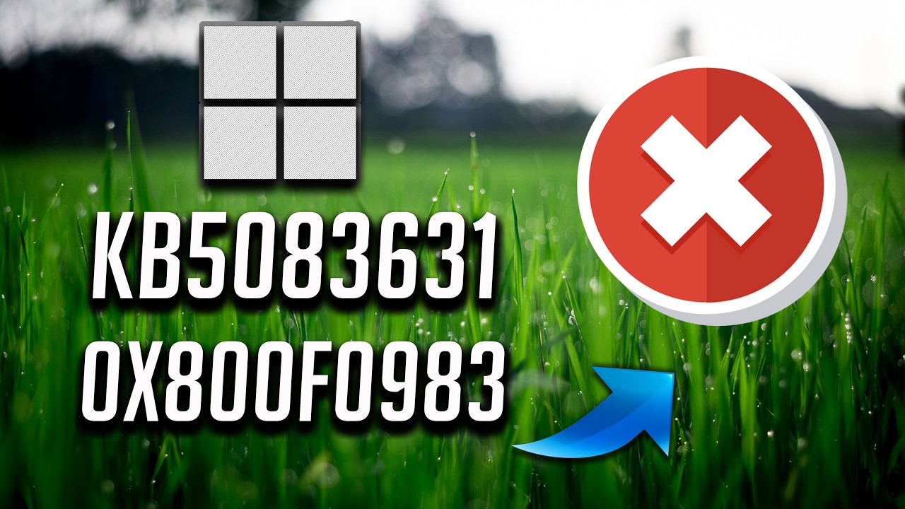 Windows 11 Update KB5083631 Not Installing Install Error 0x800f0983 FIX
