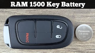 2013 - 2018 RAM 1500 Key Fob Battery Replacement - How To Change Replace Remote Batteries