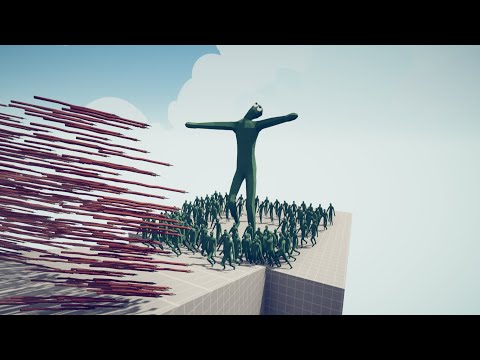 100x GIANT ZOMBIE HORDE vs 2x GOD | TABS - Totally Accurate Battle Simulator