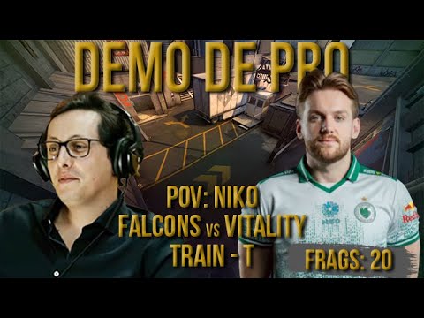 [PT] CS 2 -  zorlaK Analisa: PoV NIKO - FALCONS vs VITALITY - TRAIN (T-SIDE) [Demo de Pro]