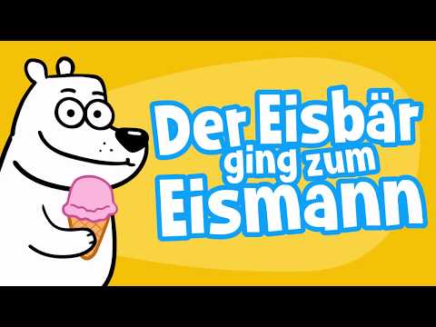 ♪ ♪ Kinderlied Eisbär - Der Eisbär ging zum Eismann - Hurra Kinderlieder