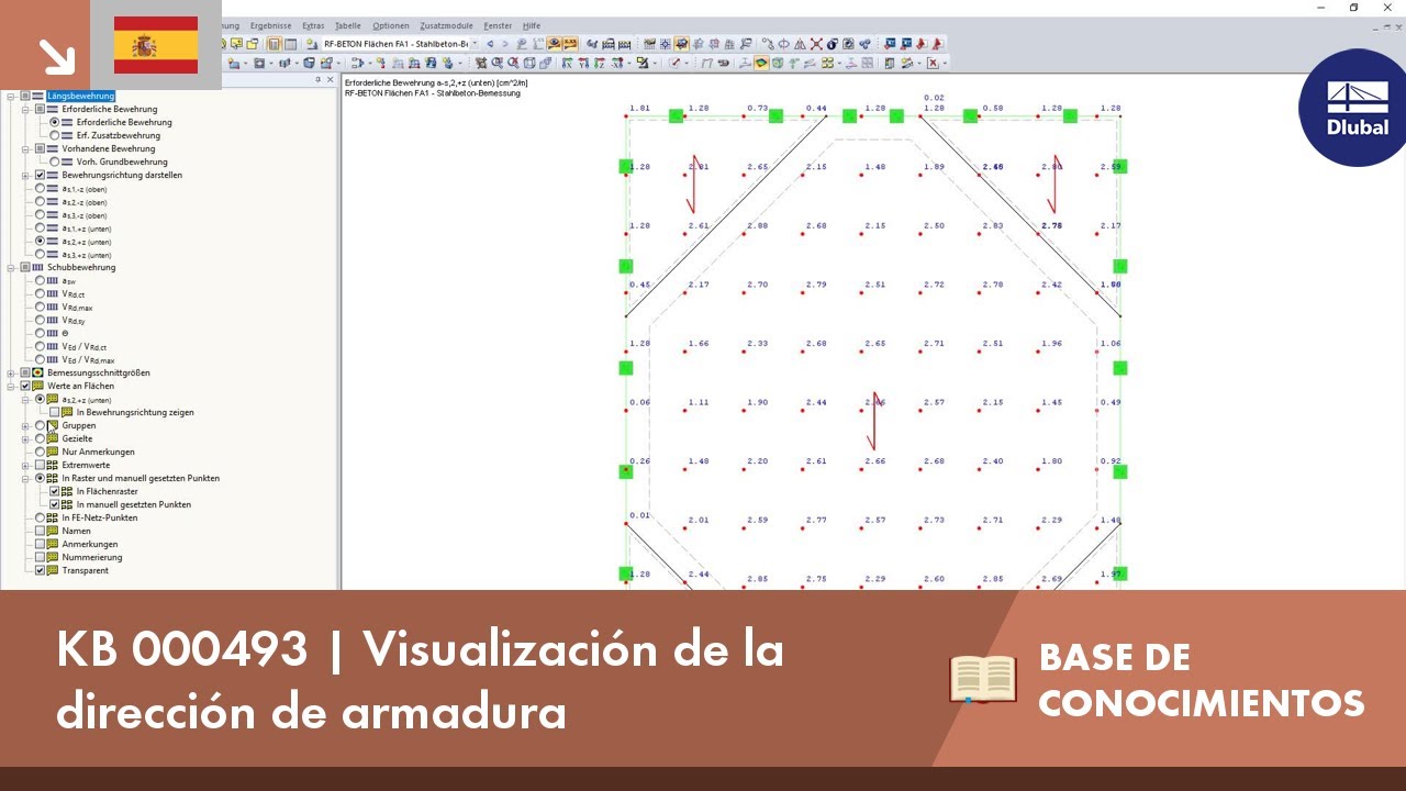 KB 000493 | Visualización de la dirección de armadura