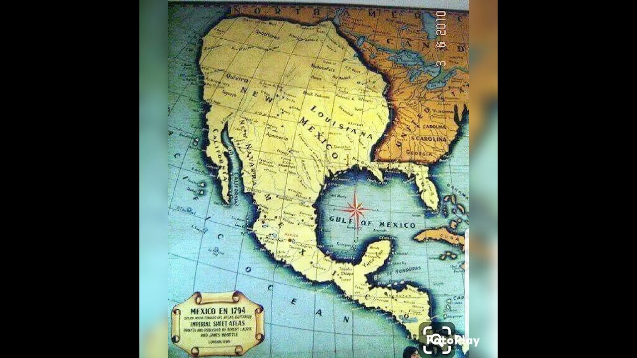 Mexico 1794 Map #education