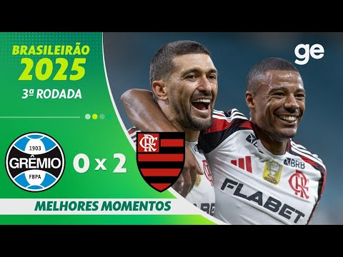 Gols e lances de Grêmio x Flamengo