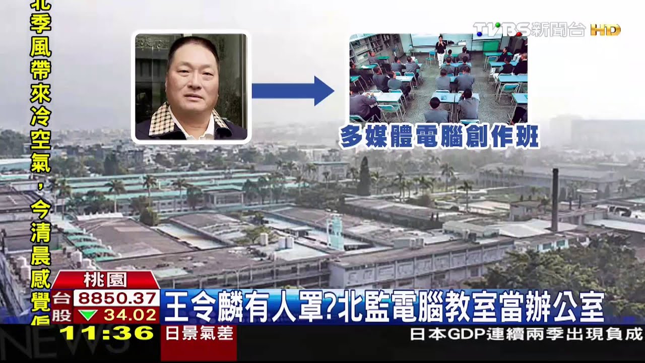 王令麟有人罩？　北監電腦教室當辦公室