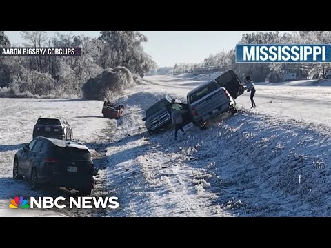 Race to restore power in freezing South