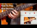 'Blue Monday' New Order Guitar & Bass Lesson