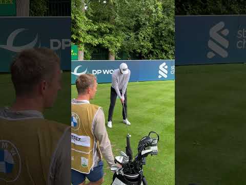 Victor Perez Tee Shot At The BMW PGA Championship 2023 #golf #golfswing