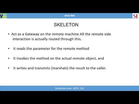 Remote Method invocation