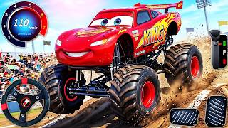 Lightning McQueen Monster Truck Derby Stunt -Demolition  Extreme Crash Car Race -Android GamePlay #2