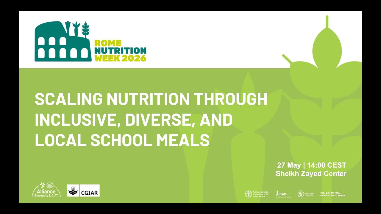 Day 3 - 27 May 2026 - Thematic Session 8 - Local School Meals