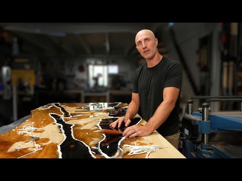 Burning wood just to polish it like glass