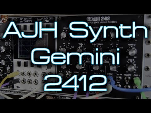 AJH Synth GEMINI 2412 - SEM Dual Variable Filter - Silver image 5