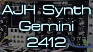 Video thumbnail for AJH Synth - Gemini 2412 Dual Vintage State Variable Filters by DivKid
