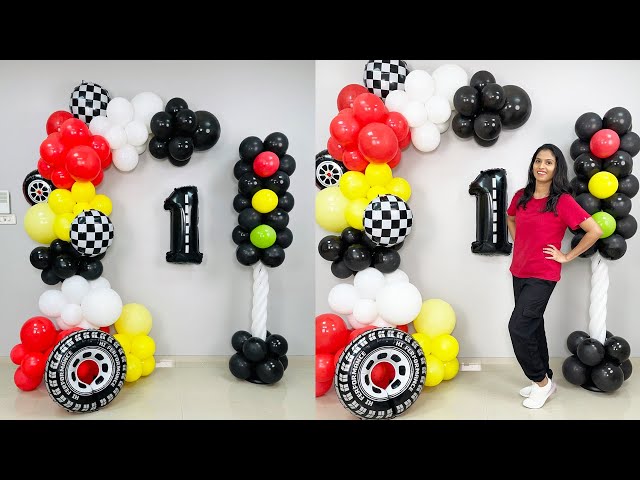 Vídeo relacionado con Ovanda Guirnalda de coches de carreras Happy Birthday, decoración de cumpleaños de Cars, pancarta de Fórmula 1, decoración de cumpleaños, pancartas para fiestas de coches temáticos para niños 4, 5, 6