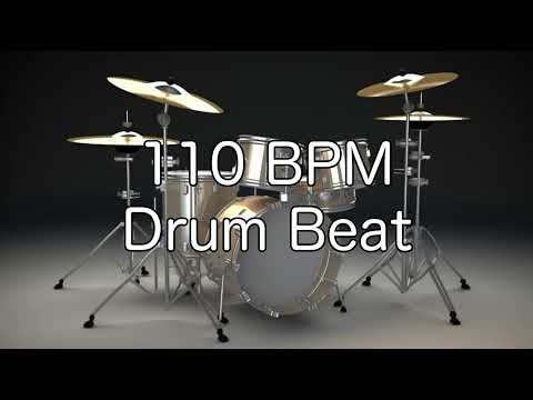 110 BPM Shuffle Drum Beat for Musical Practice