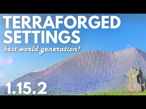 How to get INCREDIBLE worlds in Minecraft: My TerraForged Settings [1.15.2]