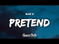 Alex G - pretend (Lyrics)