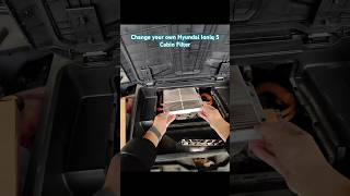 Save some $ and change your own cabin filter easily - Hyundai Ioniq 5