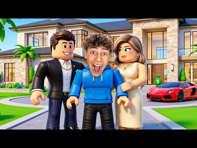 I Was Adopted By A RICH Family In Roblox… | Royalty Gaming SDDEFAULT Thumbnail