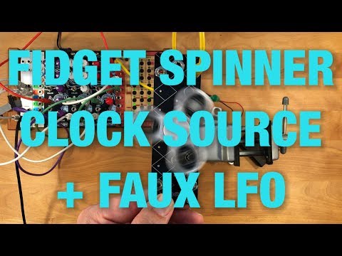 Budget Modular: Fidget Spinner Clock and LFO Eurorack Synth Module