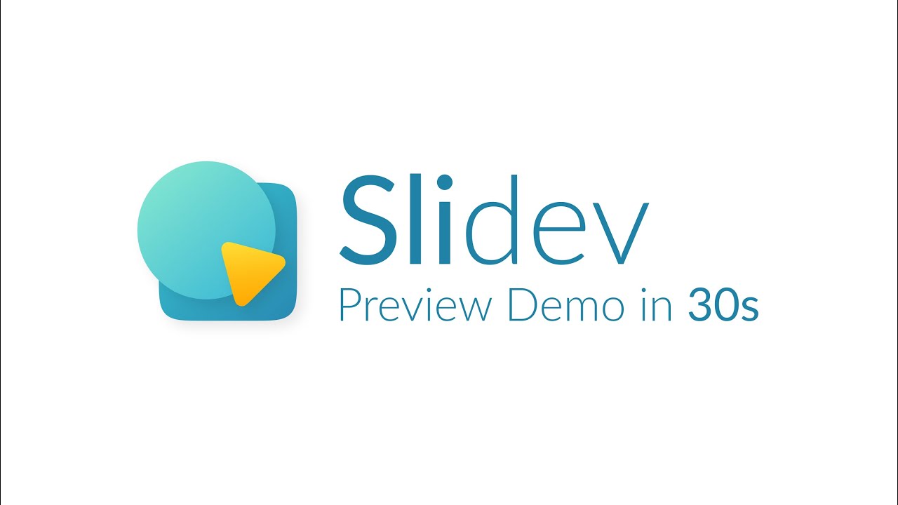 Slidev First Preview Demo