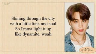 BTS (방탄소년단) - Dynamite (Lyrics)