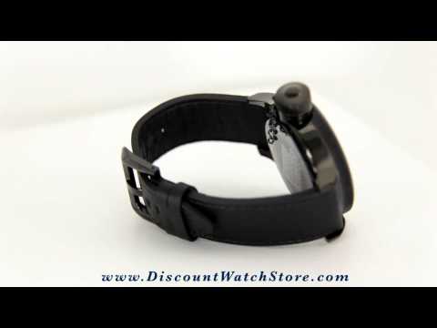 Invicta Watch Invicta 7183 Men's Signature Russian Divers Black Leather Strap Swiss Watch - Video