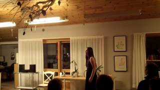 Live from a concert: When You Believe (Chloe Agnew)