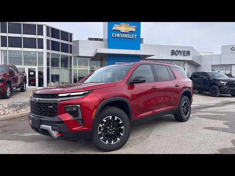 2026 Chevrolet Traverse AWD 4dr Z71 in Red for sale at Boyer Chevrolet Lindsay Ltd. in Lindsay, ON