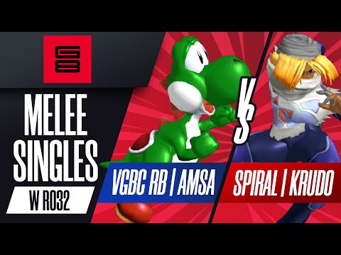 VGBC RB | Amsa vs. Spiral | Krudo - Melee Singles Winners Round of 32 - Genesis 8