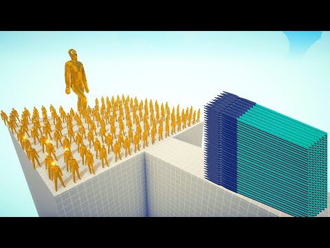 100x GOLDEN UNITS + GIANT GOLDEN TITAN vs EVERY GOD - Totally Accurate Battle Simulator TABS