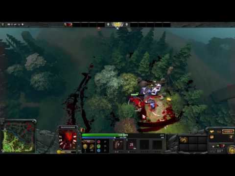 DoTa 2 How To farm fast Midas Bloodseeker! in jungle! Patch 6 86