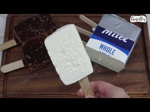 Como hacer Paletas de Coco sin MOLDES