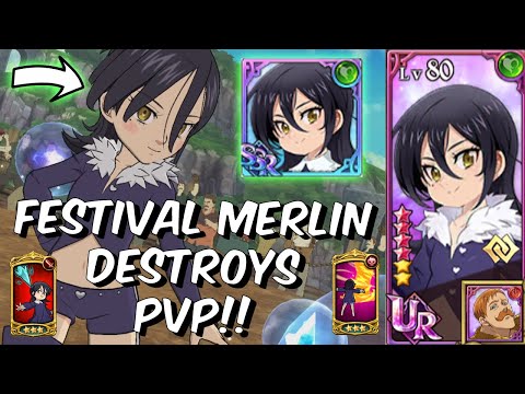 Festival Merlin DESTROYS PVP - SO MUCH BETTER THAN EXPECTED!! - Seven Deadly Sins: Grand Cross