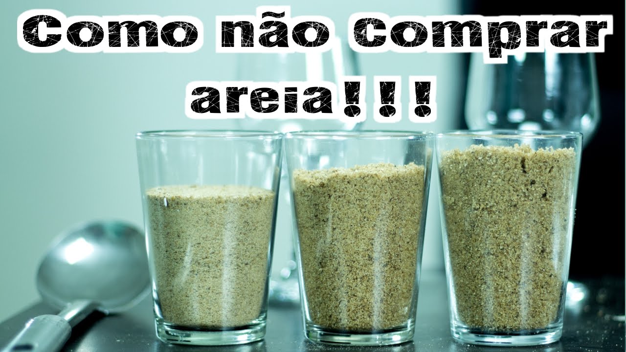 Como não comprar Areia! (Inchamento da areia)