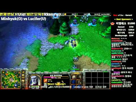 워크3 인컵 24회차 8강 Minhyuk vs Lucifer