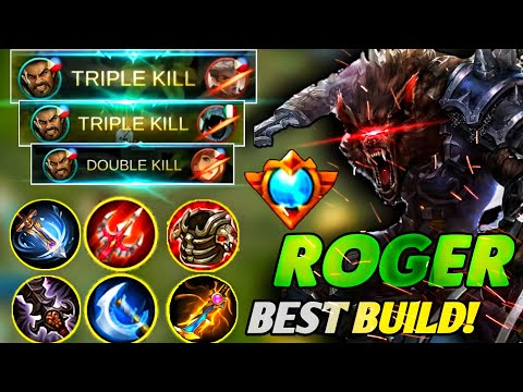 TO ALL ROGER USER TRY THIS BUILD FOR AUTO WIN!! |Roger Best Build 2021 | MLBB✔