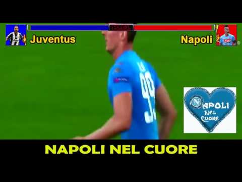Napoli vs Juventus battaglia rep