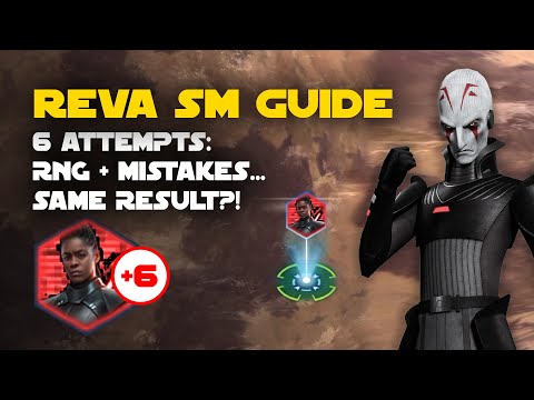 6 attempts to earn Reva shards on Tatooine Sector 3 - Rise of the Empire ROTE TB SM CM S3 | SWGOH