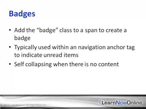Trailer for Bootstrap 3.1: Components