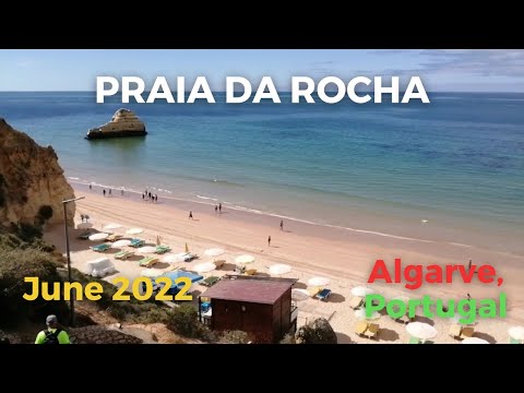 Praia da Rocha Beachline Street Walk June 2022