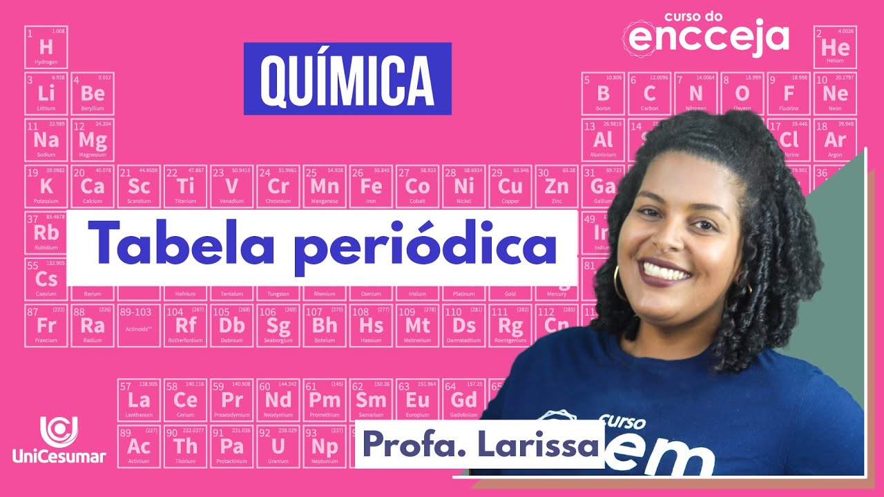 TABELA PERIÓDICA: o que é, elementos, famílias, períodos | RESUMO DE QUÍMICA PARA O ENCCEJA