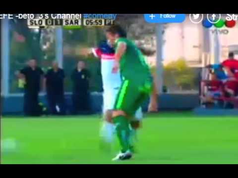 Gol de Walter Busse - San Lorenzo 0 Vs 1 Sarmiento (J) - Fecha 2 - Liga Argentina