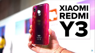 [HINDI] Xiaomi Redmi Y3 hands on REVIEW and UNBOXING [CAMERA, GAMING, BENCHMARKS]