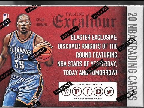 2015 16 Panini Excalibur Basketball Target Exclusive Blaster Box Break 1 Hit