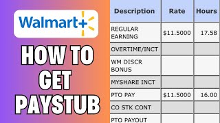 How To Get Paystub From Walmart (2025)