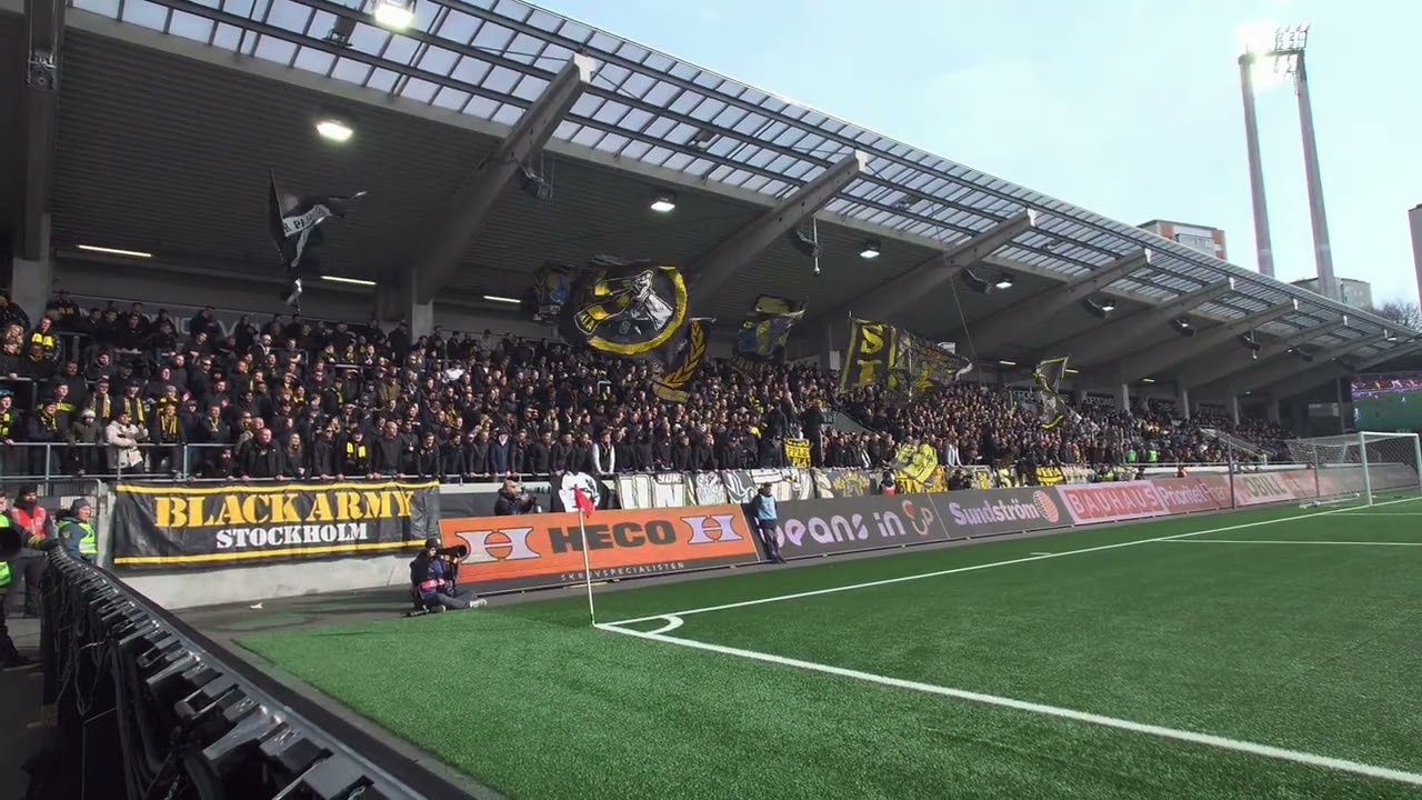 AIK-klacken i Göteborg (Gais - AIK 3-2)