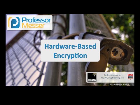Hardware-based Encryption - CompTIA Security+ SY0-401: 4.4